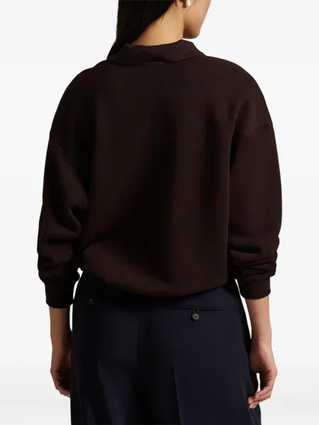 Chiloți Polo Ralph Lauren din țesătură twill cu autograf cu glugă albastru