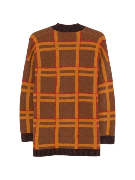 Cardigan Stella Nova cu autograf maro
