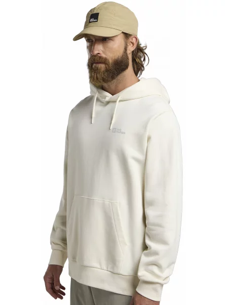 Худі Jack Wolfskin Essential hoodie m білий
