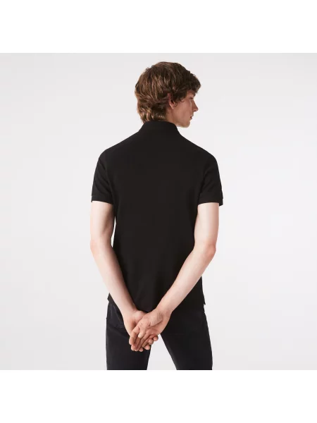 Поло Lacoste черное