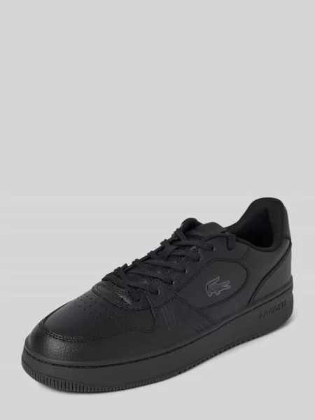 Sneakersy Lacoste skórzane czarne