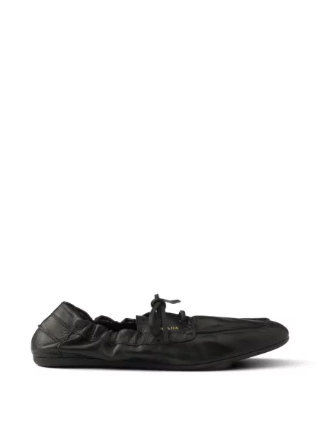 Balerini Prada din piele negru