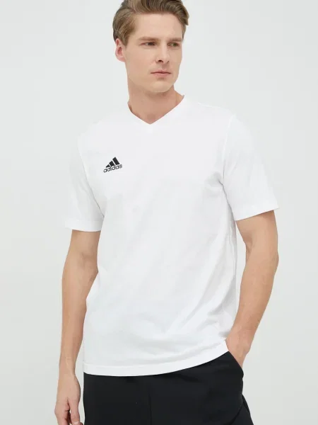 Adidas Performance tricou din neted alb