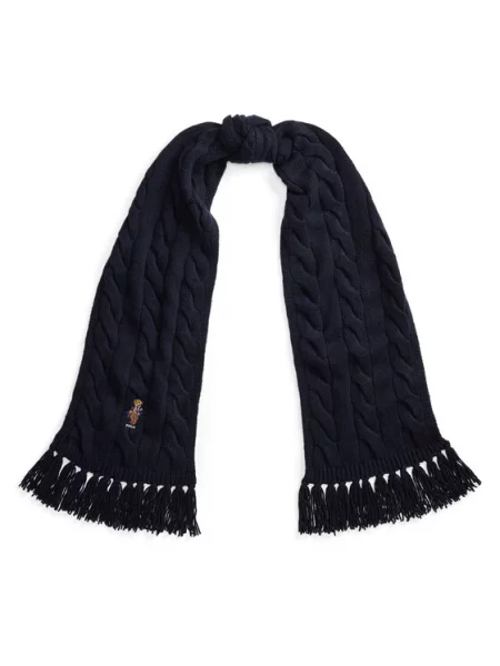 Szalik Polo Ralph Lauren niebieska