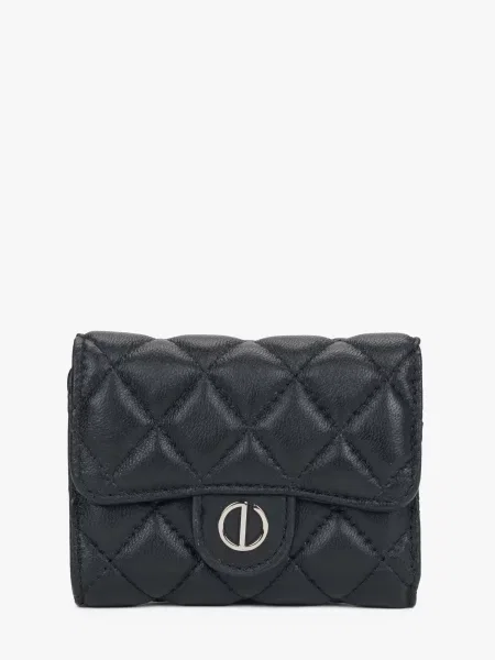 Estro Портмоне Шкіра чорний