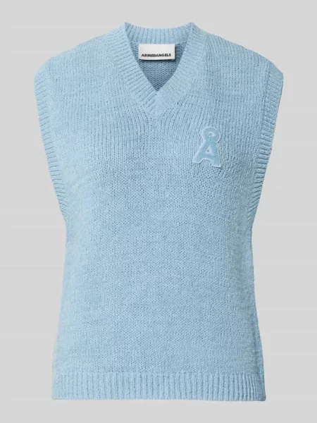 Krój regular fit bezrękawnik z czystej bawełny model ICONIC A' Armedangels