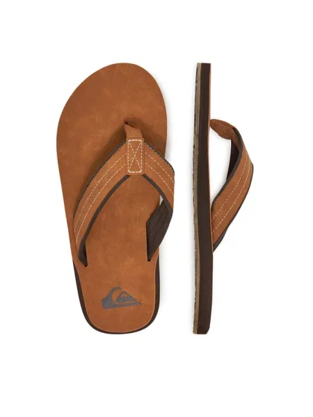 Japonki Quiksilver brązowe