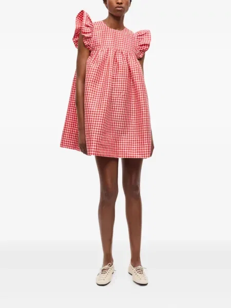 Rochie Ganni cu imagine de costum roșu