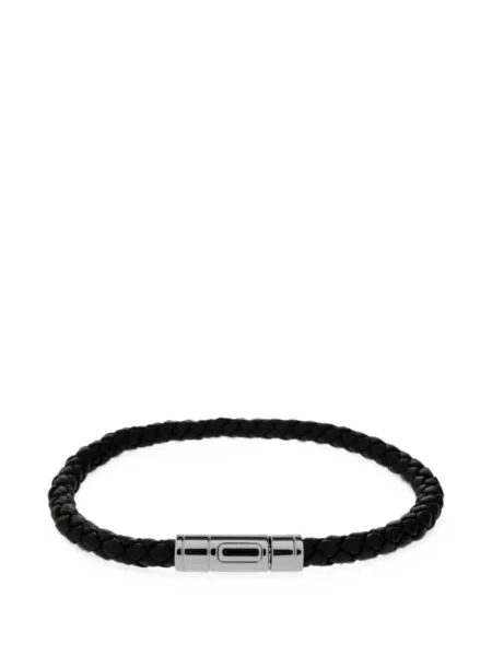 Brăţară Tom Ford din piele țesută negru