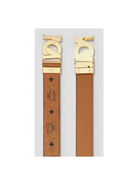 MCM Akcesoria unisex ONE SIZE Skóra M-Art Pasek Wielofunkcyjny z Visetos 38 cm brązowy