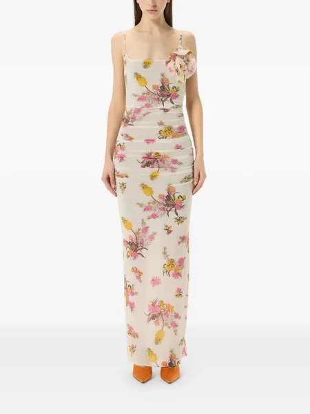 Rochie Blumarine cu model floral de costum