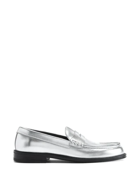 Pantofi loafer Giuseppe Zanotti argintiu