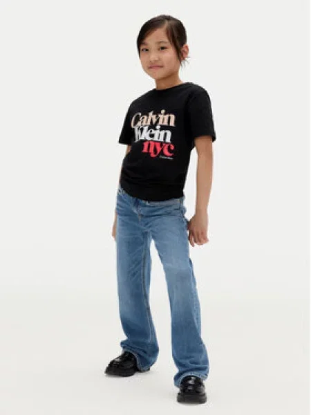 Calvin Klein Jeans Farmer M Wide Leg kék