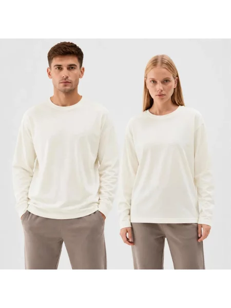 LONGSLEEVE UNISEX 4F BLUZKA MĘSKA Z DŁUGIM RĘKAWEM XL biała