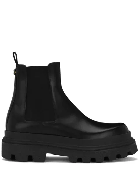 Botine chelsea Dolce & Gabbana din piele negru