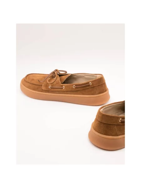 Pantofi Coqueflex din piele de căprioară maro