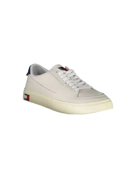 Trampki Tommy Jeans skórzane białe