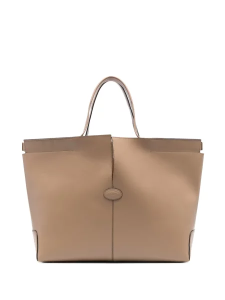 Geanta de piele Tod's din piele maro