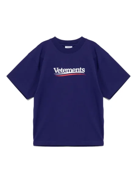 Koszulka dziecięca Vetements fioletowa