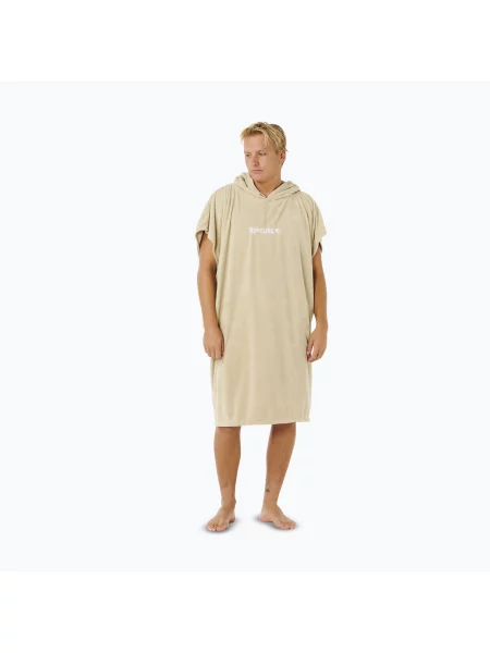 Poncho pentru bărbați Rip Curl Brand Hooded khaki