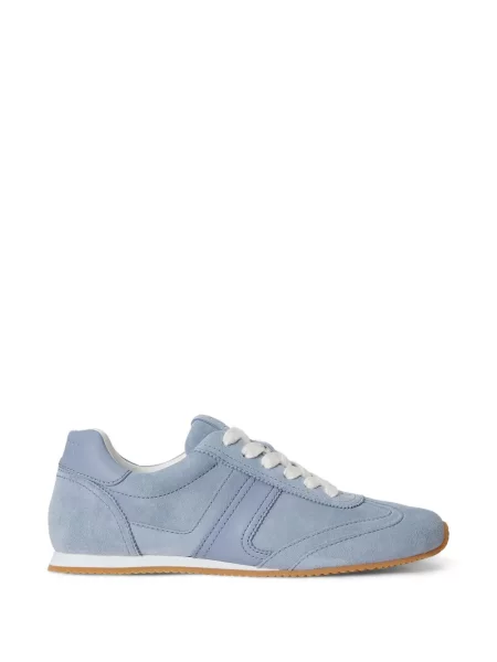 Sneakerși Lauren Ralph Lauren din piele de căprioară albastru