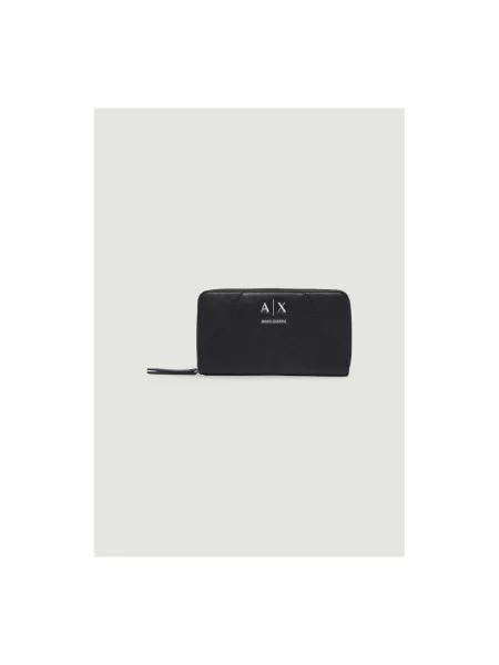 Portofel Armani Exchange din piele negru