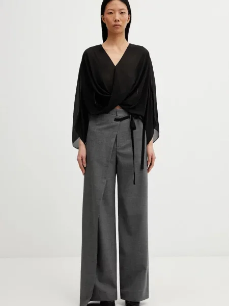 Шерстяные брюки Mm6 Maison Margiela