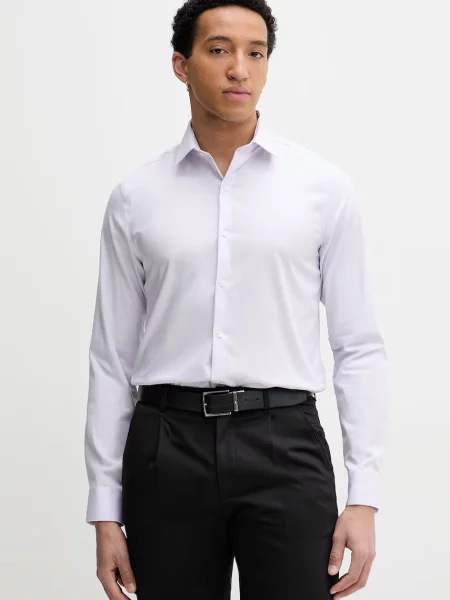 Calvin Klein košile s fialová