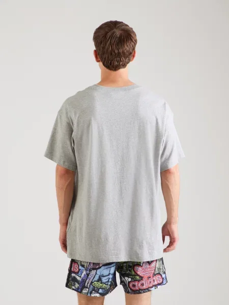 ADIDAS ORIGINALS Póló Trefoil Essentials szürke fehér