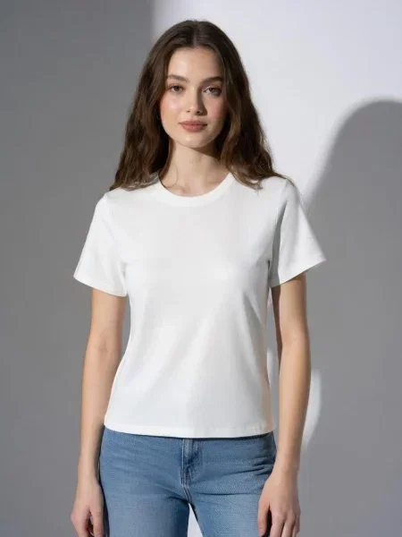 Футболка STREAM віскоза/поліестер білий