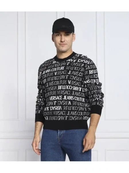 Versace Jeans Couture Pulover negru
