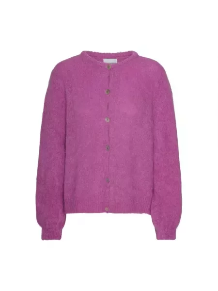 Sweter American Dreams z alpaki fioletowy