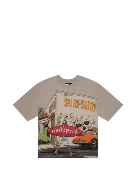 Tricou Godspeed gri