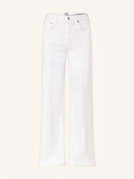 Citizens Of Humanity Wide Leg Džíny Lyra Long soft white wht w/basic grdng bílé