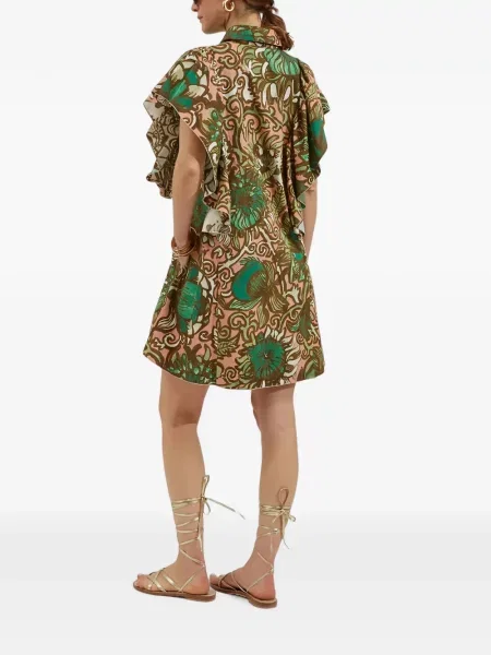 Rochie mini La Doublej cu volane