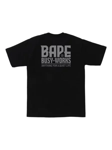 Tricou A Bathing Ape® cu imagine negru