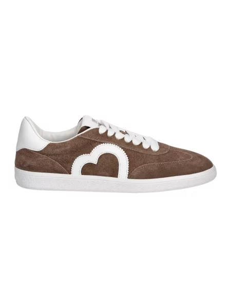 Sneakersy Love Moschino brązowe