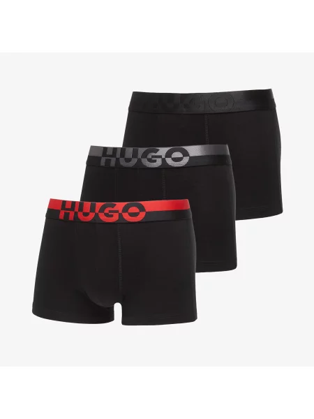 Hlačke Hugo Boss črna