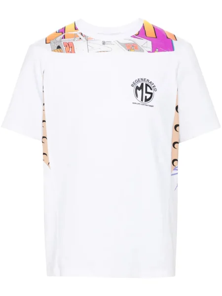 Tricou Marine Serre alb