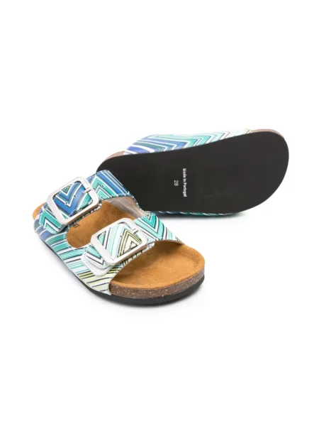 Dětské sandály Missoni zelené