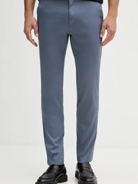 BOSS pantaloni chinos pentru bărbați albastru
