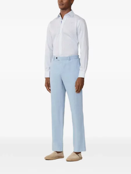 Cu centură pantaloni Hackett London albastru