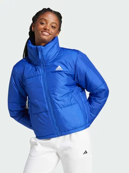 Демісезонна куртка adidas комбінований верх синій