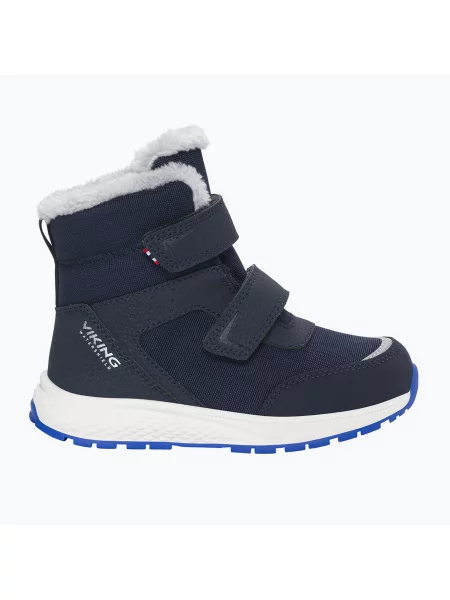 Gyerek hótaposó Viking Footwear Equip Warm Waterproof 2V navy. Méret: 23 EU haditengerészet