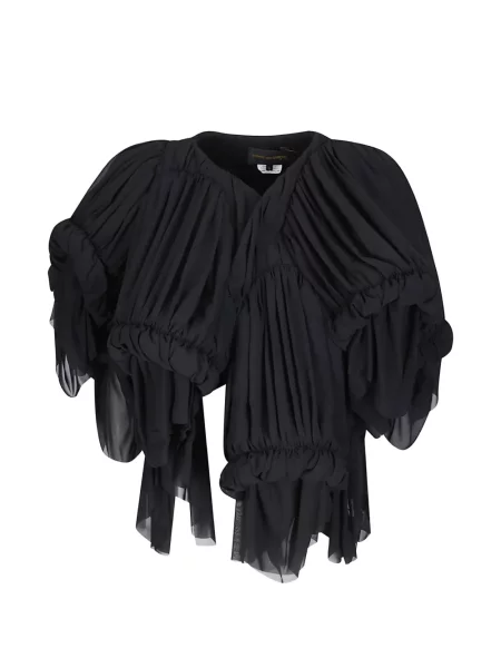 Geacă Comme Des Garçons cu volane negru