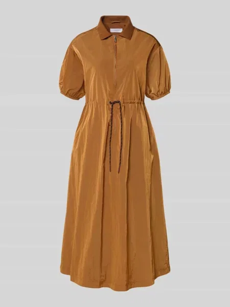 Sukienka midi z krótkim zamkiem błyskawicznym i trokiem w talii Rich & Royal