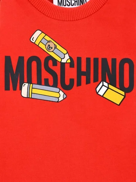 Bluza dziecięca Moschino czerwona