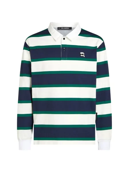 Tricou polo Karl Lagerfeld alb
