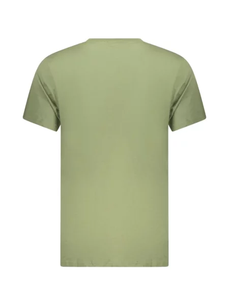 Tricou Cavalli Class cu imagine cu model leopard verde