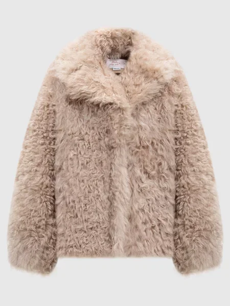 Дублянка з відкладним коміром Babe Pay Pls бежева